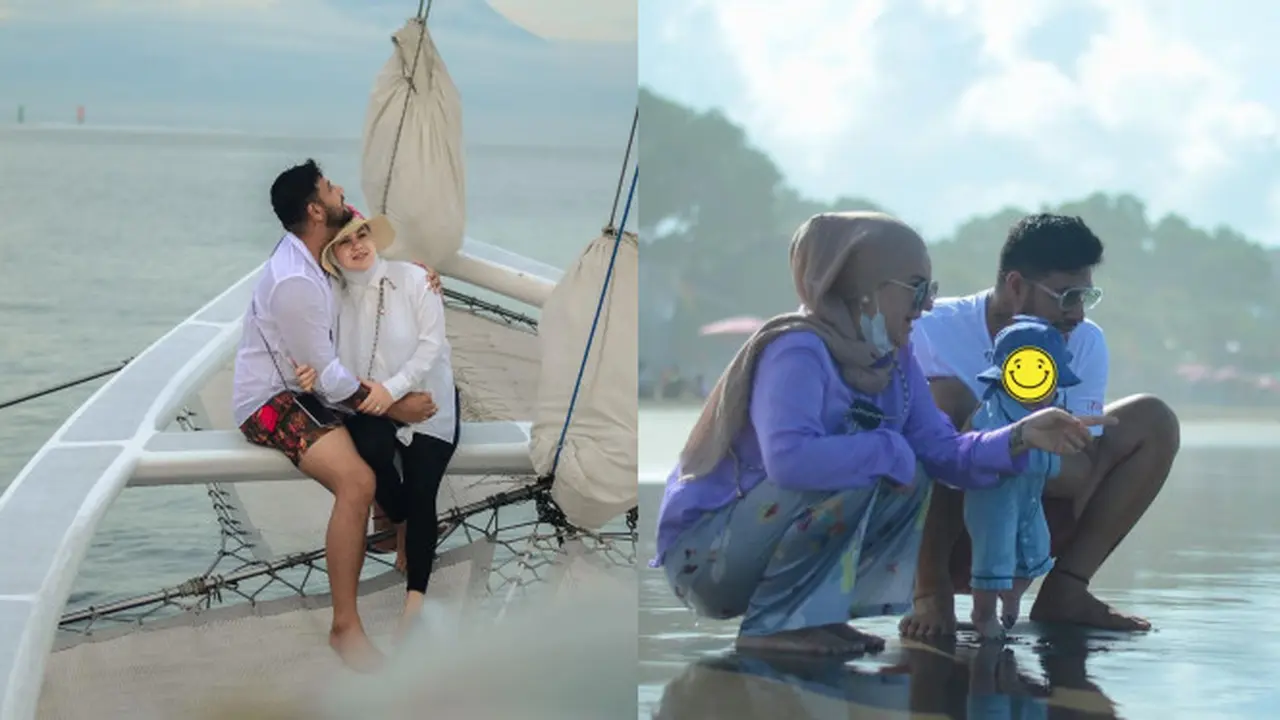Momen Liburan Ammar Zoni dan Irish Bella di Bali
