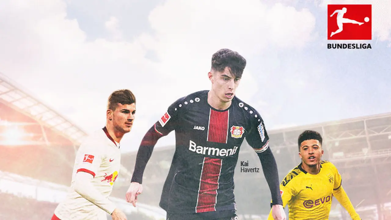 Bundesliga - Kai Havertz, Jadon Sancho, Timo Werner