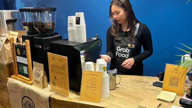 Saat Aroma Kopi Tubruk Tapanuli Selatan Goda Pengunjung World Economic Forum di Davos Swiss