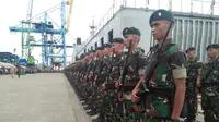 Jelang Lebaran, 450 Prajurit TNI Berangkat ke Perbatasan Papua