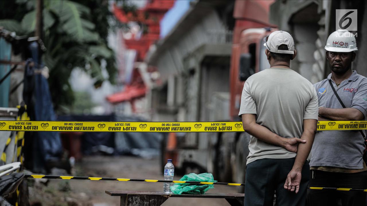 Dua Orang Tewas Akibat Crane Ambruk di Lokasi Proyek di Jatinegara