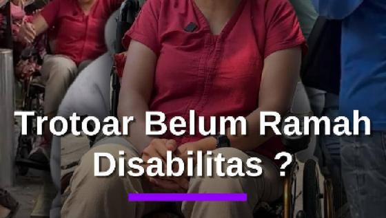 Trotoar untuk Semua? Penyandang Disabilitas Masih Hadapi Banyak Kendala
