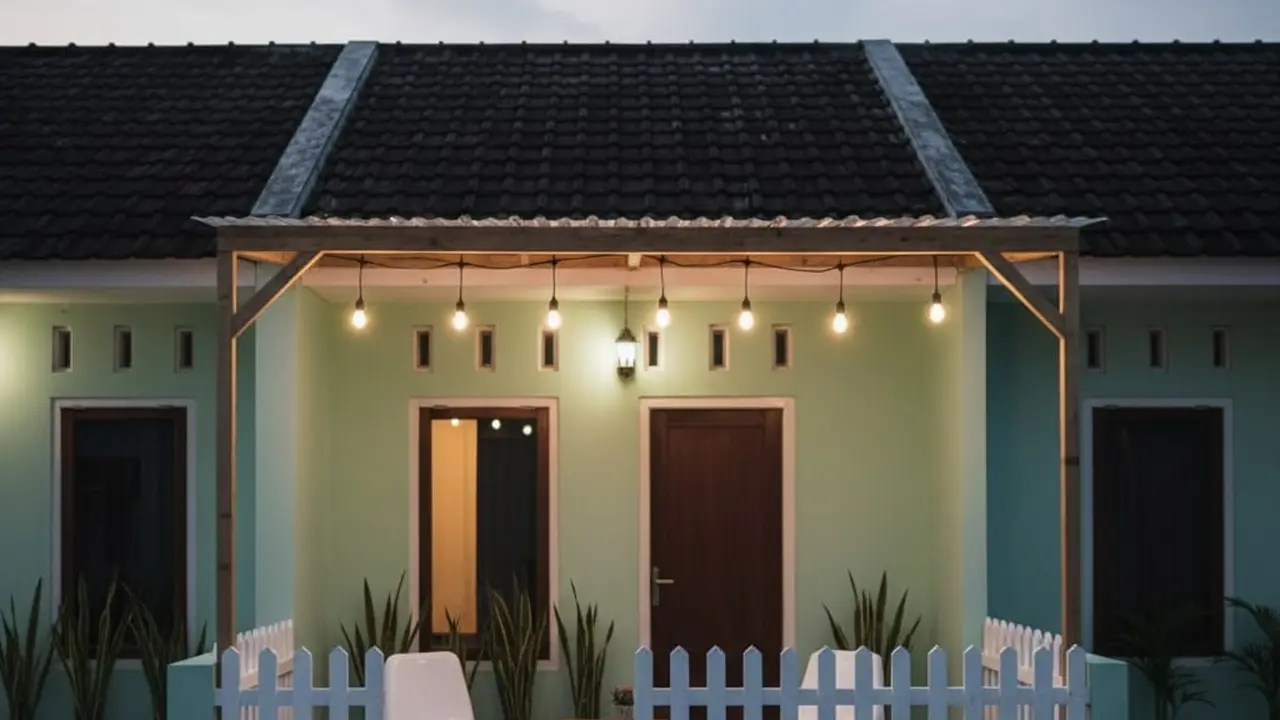 Inspirasi DesainTeras Mungil untuk Rumah Petak