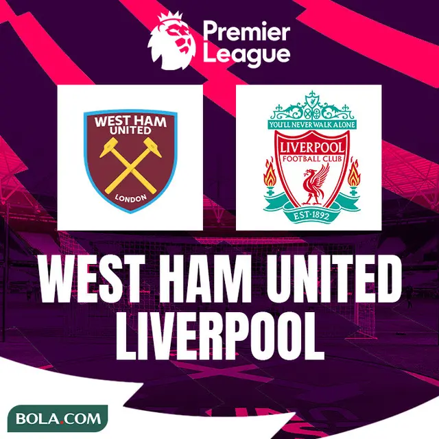 Premier League - West Ham United Vs Liverpool