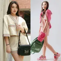 Lihat di sini beberapa potret gaya fashion simpel ala Aaliyah Massaid.
