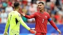 Hasil imbang yang diraih Timnas Portugal saat berjumpa Kongo pada laga perdana Grup K Piala Dunia 2026 mengarahkan sorotan kepada Cristiano Ronaldo, yang tak bisa berbuat banyak membantu timnya. (Molly Darlington/Getty Images/AFP)