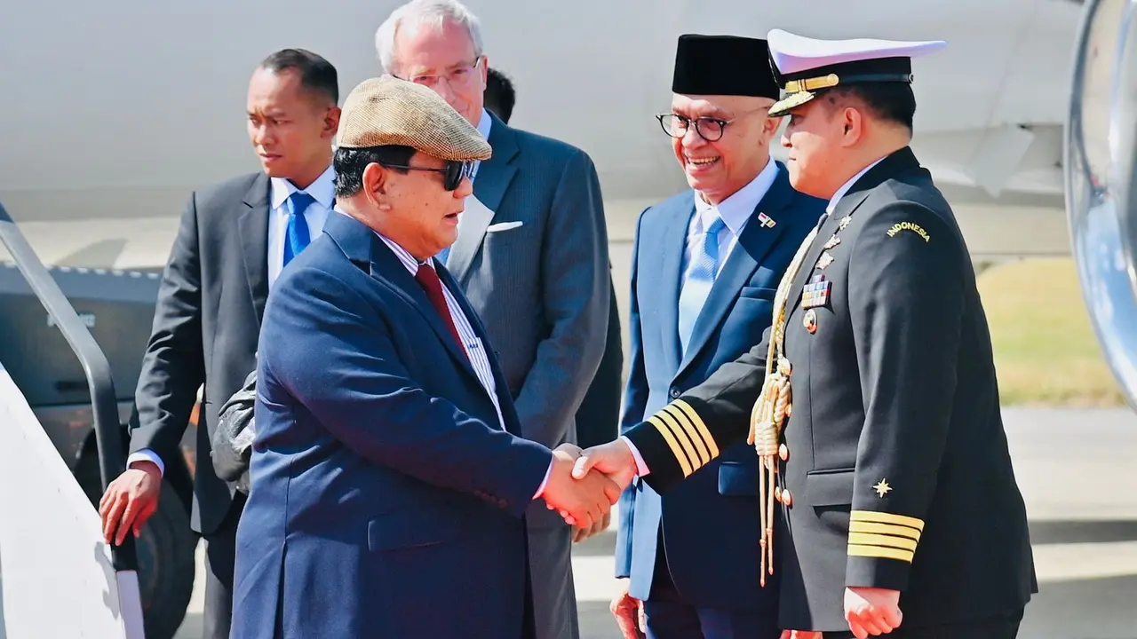 Presiden Prabowo Subianto tiba di Bandar Udara Brussel pada Sabtu (12/7) sore, waktu setempat (Biro Pers Sekretariat Presiden)