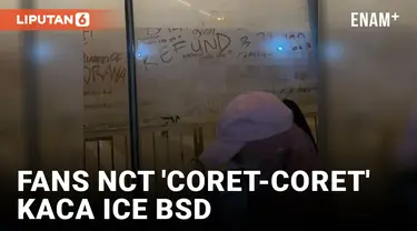 Fans NCT 127 'Coret-coret' Kaca ICE BSD