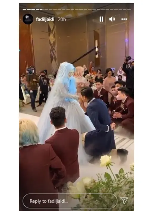 Resepsi Ria Ricis dan Teuku Ryan (Sumber: Instagram/fadiljaidi)