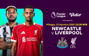Nonton Newcastle vs Liverpool - Premier League 2026/27: Head-to-Head Tim dengan Wajah Baru di Vidio