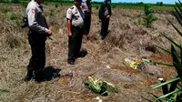 Lokasi lahan dibakar yang menewaskan seorang warga Mamuju Tengah, Sulawesi Barat. (Liputan6.com/Eka Hakim)