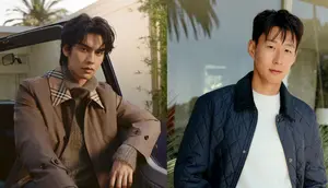 Padu Padan Outerwear Burberry ala Bright Vachirawit dan Son Heung-min di Los Angeles