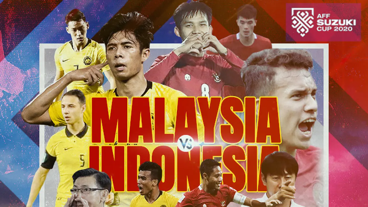 Piala AFF - Malaysia Vs Timnas Indonesia - Ilustrasi Pemain dan Pelatih