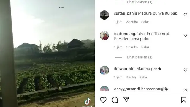 Menteri Erick cari Mas Agus pembuat miniatur pesawat Garuda Indonesia yang bisa terbang.(Liputan6.com/tangkapan layar)