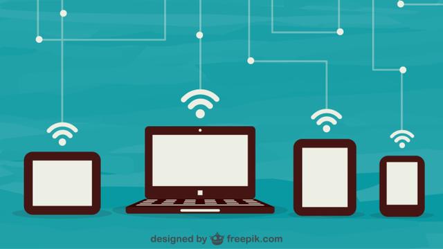 Ilustrasi internet, jaringan