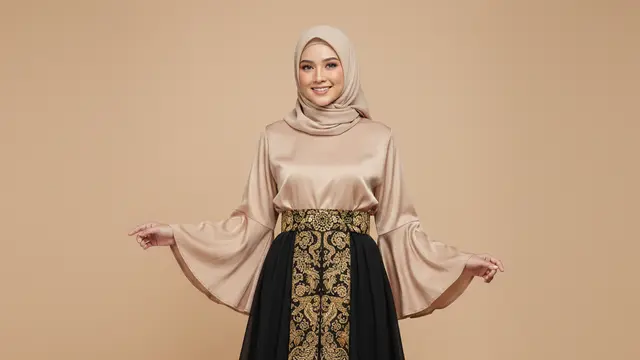 Pilihan Gamis Batik Silk Look Jatuh Lembut Terbaru by Gemini