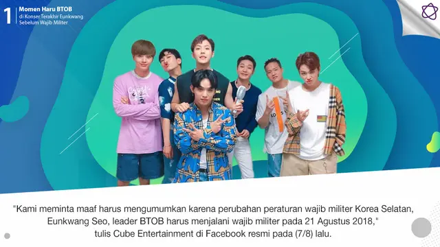 [Bintang] Momen Haru BTOB di Konser Terakhir Eunkwang Sebelum Wajib Militer