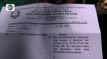 Dalam waktu dekat, relokasi akan dilakukan terhadap warga di Kawasan Bukit Duri, Jakarta Selatan. 