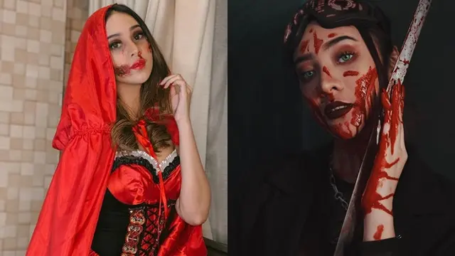 6 Potret Artis Pakai Kostum Halloween, Dari Seram Sampai Modis