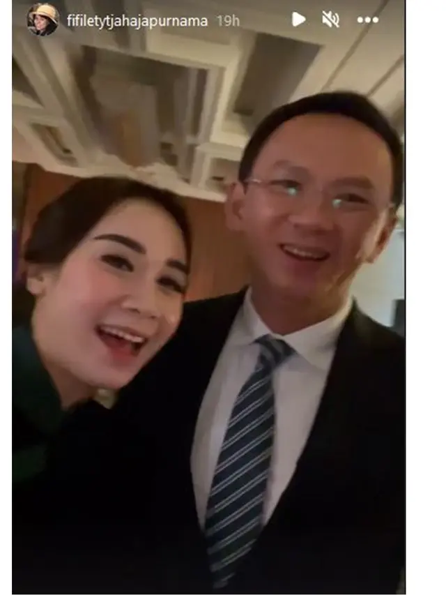6 Potret Puput Nastiti Devi dan Ahok Hadiri Ultah Ashanty ke-40, Tampil Serasi