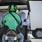 Salah satu pengemudi gojek bentor di Provinsi Gorontalo saat mengantar penumpang di wilayah Kota Gorontalo (Foto: Arfandi Ibrahim/Liputan6.com)