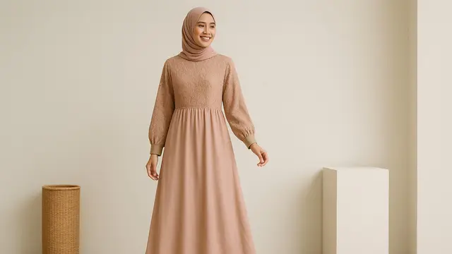 7 Tips Pilih Gamis yang Bikin Penampilan Lebih Ramping dan Stylish