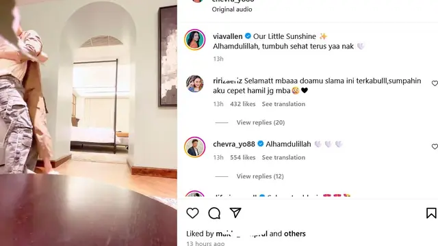 Unggahan Instagram Via Vallen, mengumumkan kehamilan. (Instagram/ viavallen)