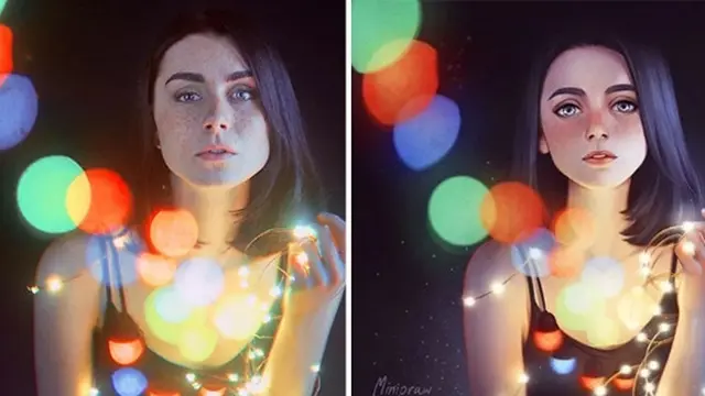 7 Foto Asli Ini Diubah Jadi Karya Ilustrasi, Bikin Kagum