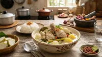 Resep Opor Ayam Putih Spesial yang Gurih, Kental dan Bumbu Meresap