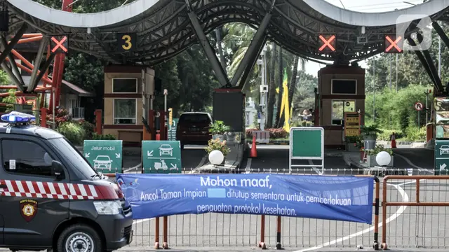 FOTO: Wisata Ancol Ditutup 2 Hari Imbas Kerumunan