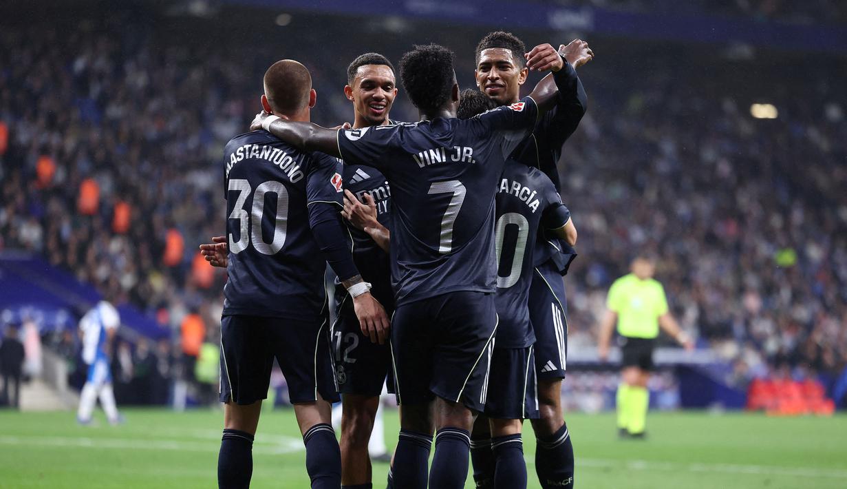 Kemenangan ini juga membuat Barcelona gagal merayakan gelar juara lebih cepat di Liga Spanyol musim ini. (AFP/Josep Lago)