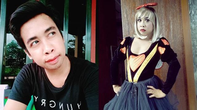 Mimi Peri terlihat berbeda dengan rambut potongan cepak, ia terlihat semakin maskulin.