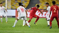 Timnas Indonesia U-16 di Piala AFC U-16 melawan Vietnam. (AFC)