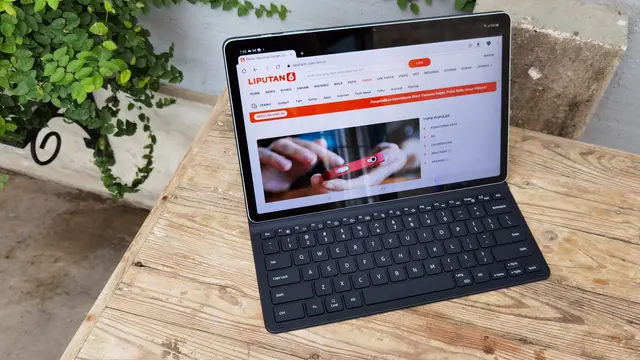 Samsung Galaxy Tab S7 FE 5G. Liputan6.com/Iskandar