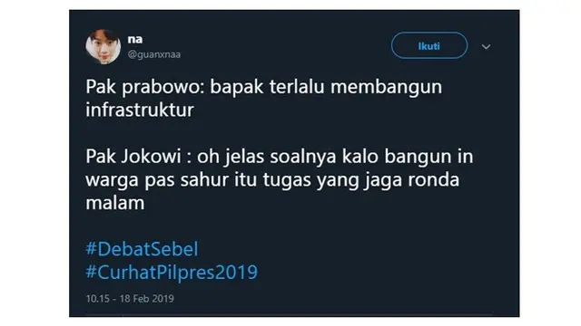 6 Curhatan Netizen Tentang ‘Debat Sebel’