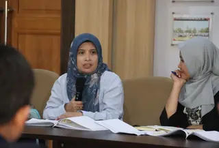 Anggota Ombudsman, Syafrida R. Rasahan menegaskan pihaknya berkomitmen untuk terus mengawal penanganan dugaan kekerasan seksual yang terjadi di Pondok Pesantren Tahfidzul Qur'an Ndholo Kusumo, Kabupaten Pati, Jawa Tengah. (Foto: Dok. Ombudsman)