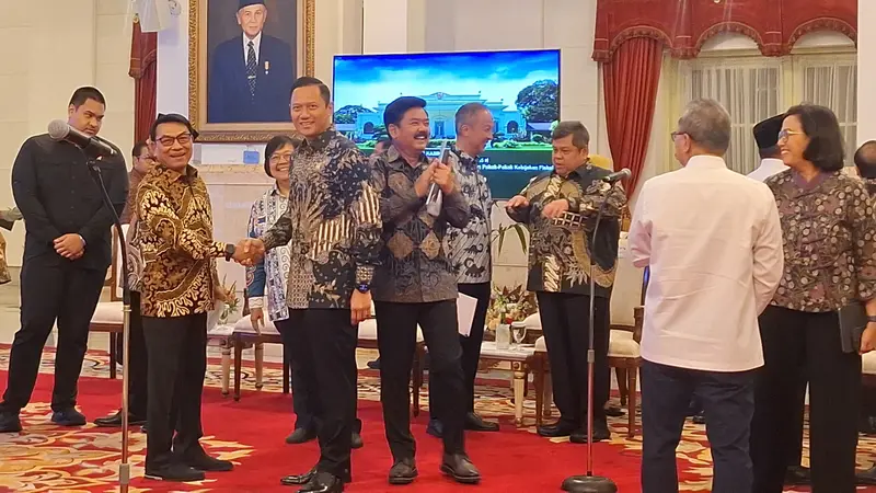 Kepala Staf Kepresidenan Moeldoko dan Ketua Umum Partai Demokrat sekaligus Menteri Agraria dan Tata Ruang/Badan Pertahanan Nasional (ATR/BPN), Agus Harimurti Yudhoyono (AHY)