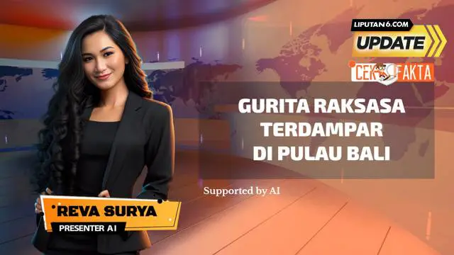 Hoaks Foto Gurita Raksasa Terdampar di Pantai Bali