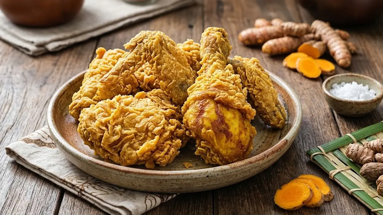 Resep Curcuma Fried Chicken