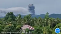 Gunung Dukono Erupsi Minggu Pagi 20 April 2025 di Halmahera Utara, Ketinggian Kolom Abu 1.000 Meter
