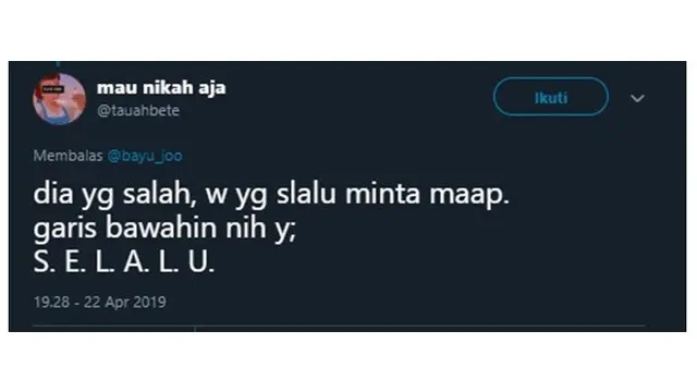 Curhatan Netizen Saat Jadi Bucin
