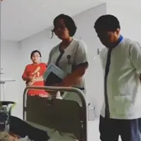 Pria petugas rumah sakit yang melakukan pelecehan seksual kepada pasien. (Sumber Foto: Instagram/thelovewidya)