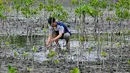 Kegiatan ini bagian dari program edukasi dan kepedulian lingkungan. (CHAIDEER MAHYUDDIN/AFP)