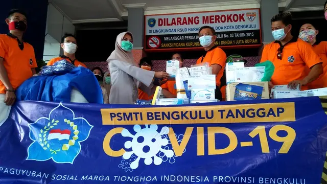 Warga Tionghoa Bantu Amankan Sebulan APD Rumah Sakit Bengkulu