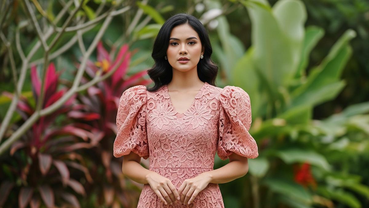 9 Model Dress Brokat Simple Elegan, Tampil Memikat di Setiap Momen