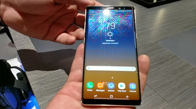 Peluncuran Samsung Galaxy Note 8 di New York, Amerika Serikat (AS). Liputan6.com/Yuslianson