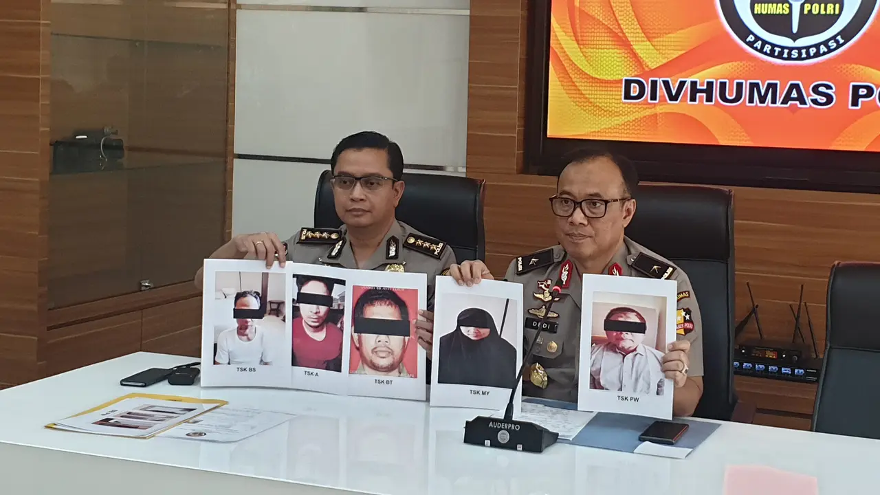 Polri Tangkap 5 Terduga Teroris Jaringan JI