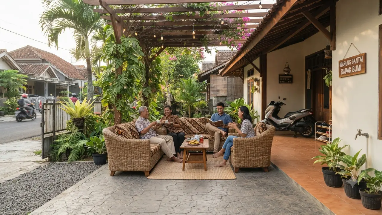 Area Lounge Multifungsi yang Bisa Berubah Menjadi Tempat Parkir