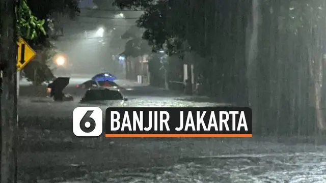 VIDEO: Hujan Deras, Banjir Genangi Sejumlah Wilayah di Jakarta