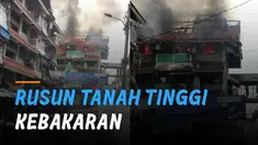 Bangunan Rusun Tanah Tinggi, Johar Baru, Jakarta Pusat alami kebakaran. Empat rumah dan lima belas jiwa terkena dampak dari kebakaran.